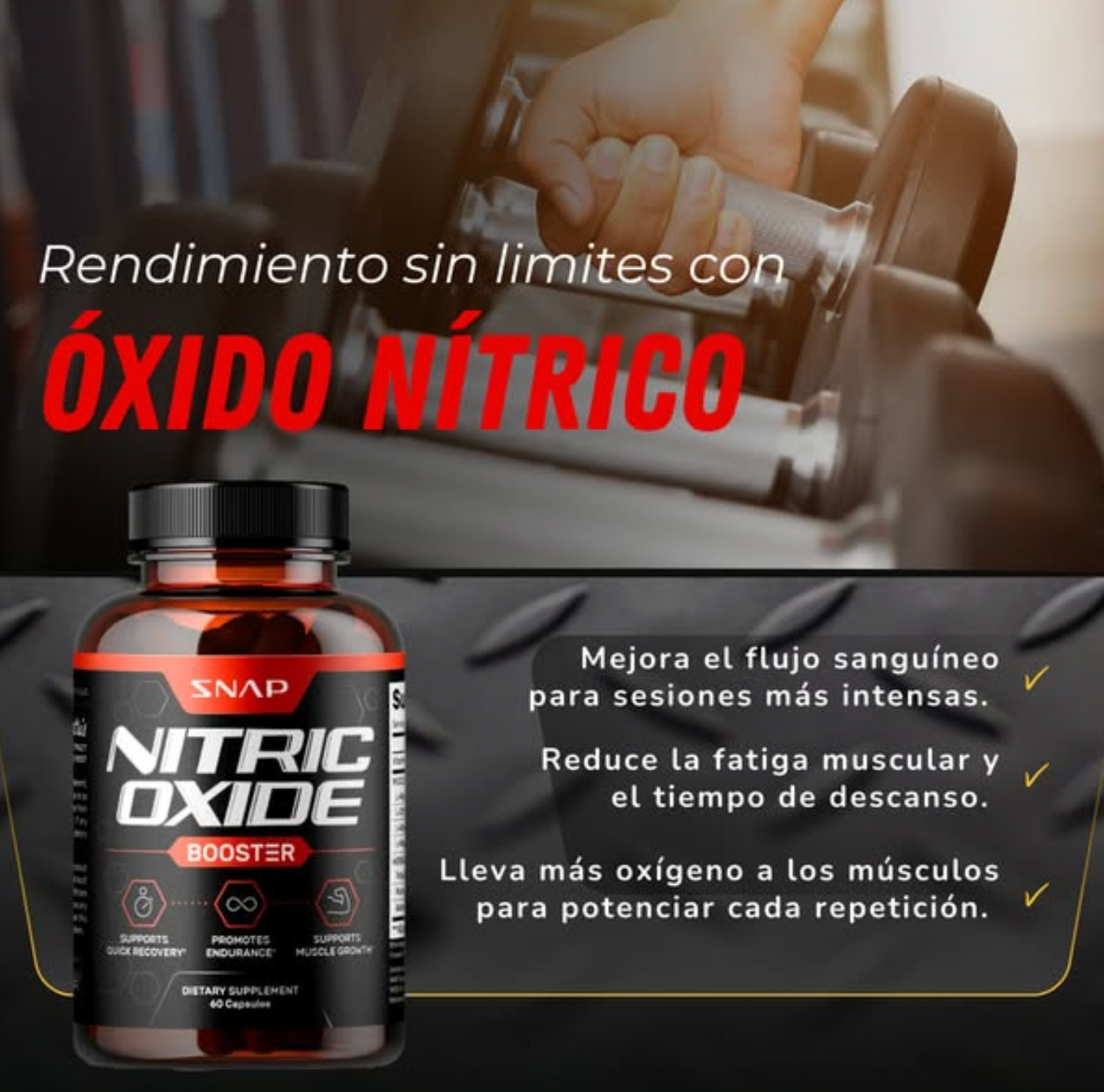NITRIC OXIDE BOOSTER - 🔥¡ÚLTIMAS UNIDADES! 2x1 🔥