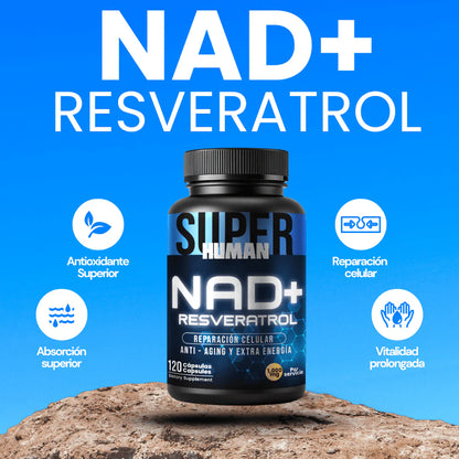 Cápsulas Juventud El NAD+ (Nicotinamida adenina dinucleótido) y NMN - Cada día más joven, cada día más fuerte - OFERTA 2x1